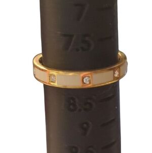 Coach Horse and Carriage Enamel Ring